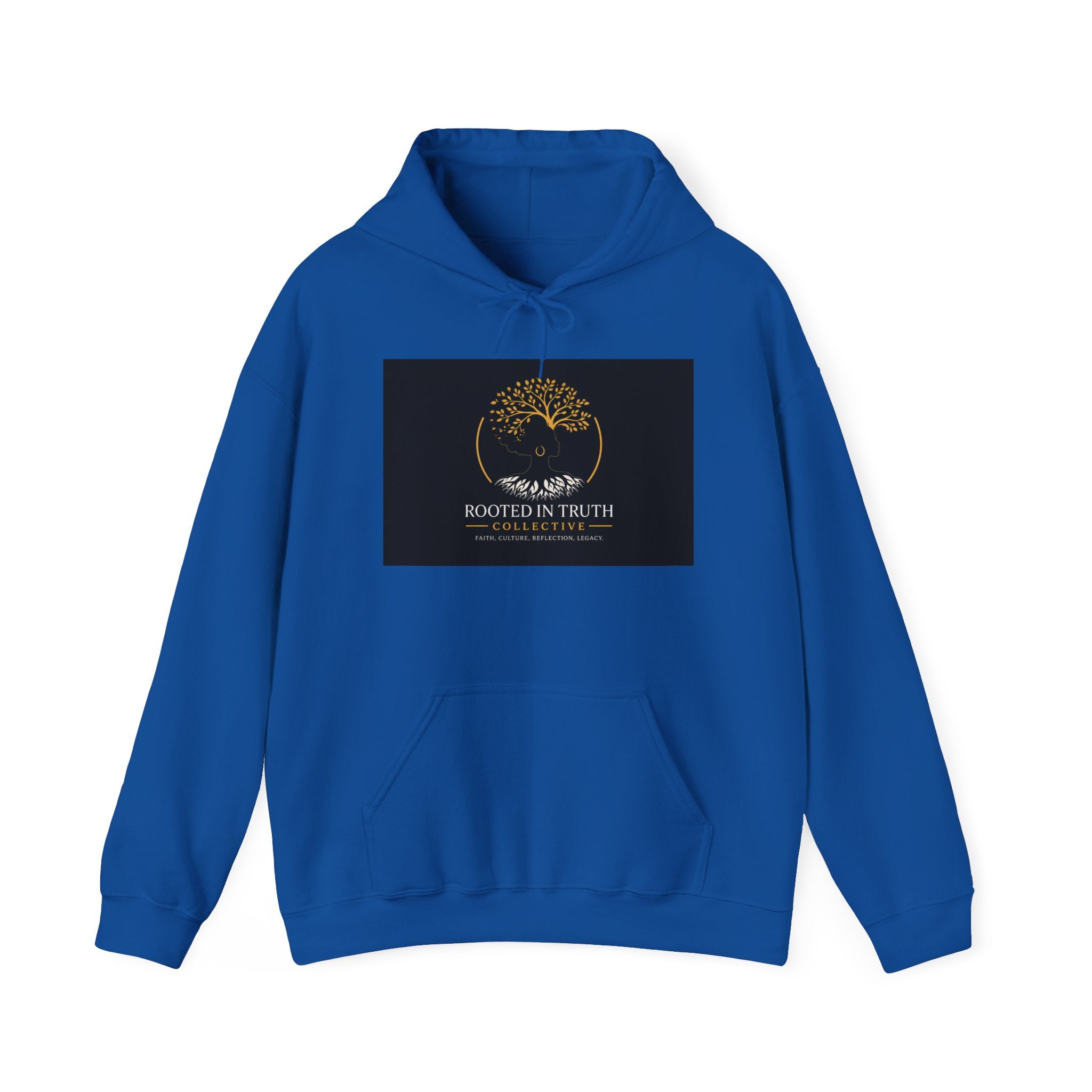 Rooted in Truth Hoodie — Gold Tree of Life Faith Sweatshirt