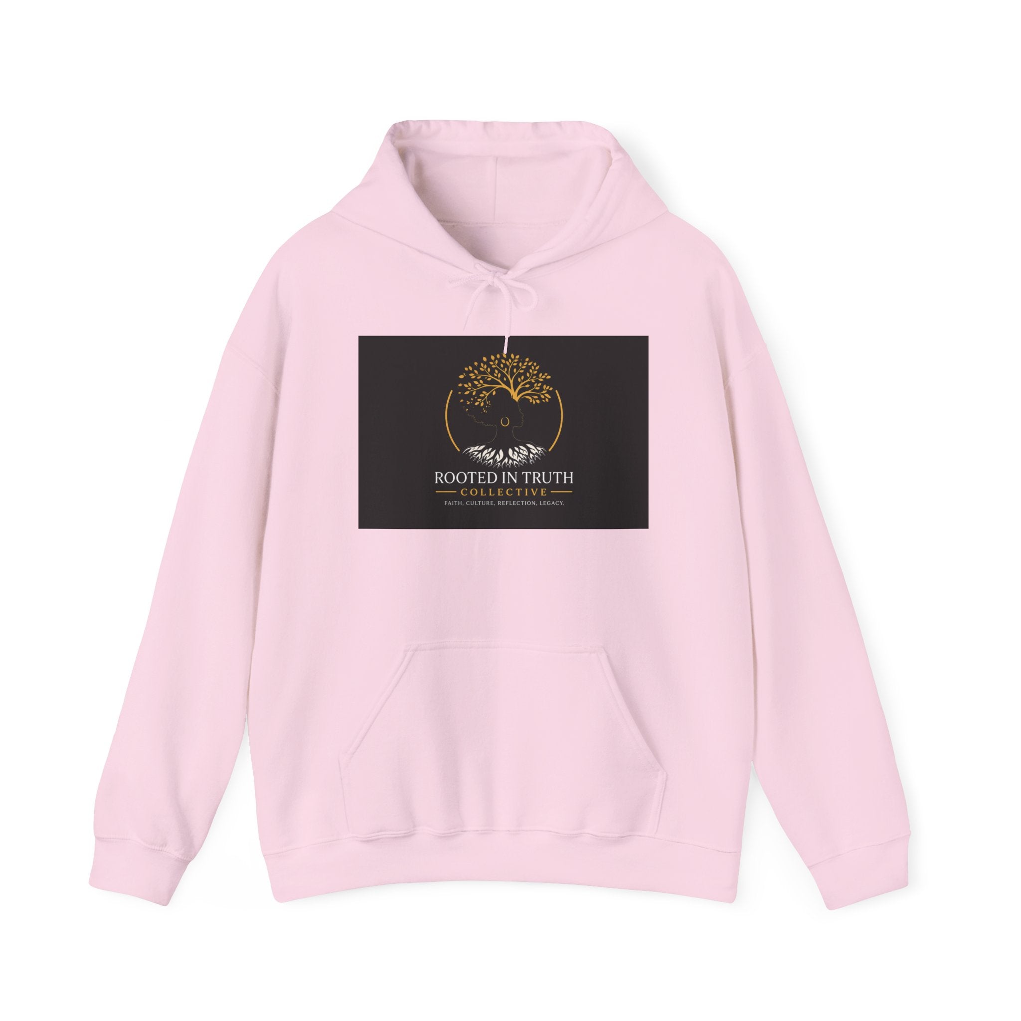 Rooted in Truth Hoodie — Gold Tree of Life Faith Sweatshirt
