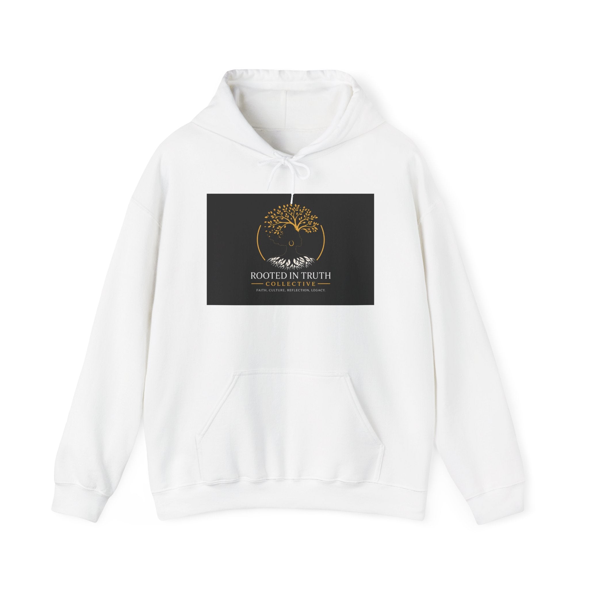 Rooted in Truth Hoodie — Gold Tree of Life Faith Sweatshirt