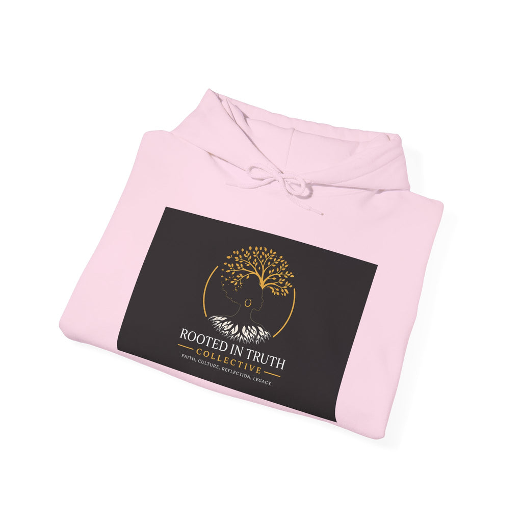 Rooted in Truth Hoodie — Gold Tree of Life Faith Sweatshirt