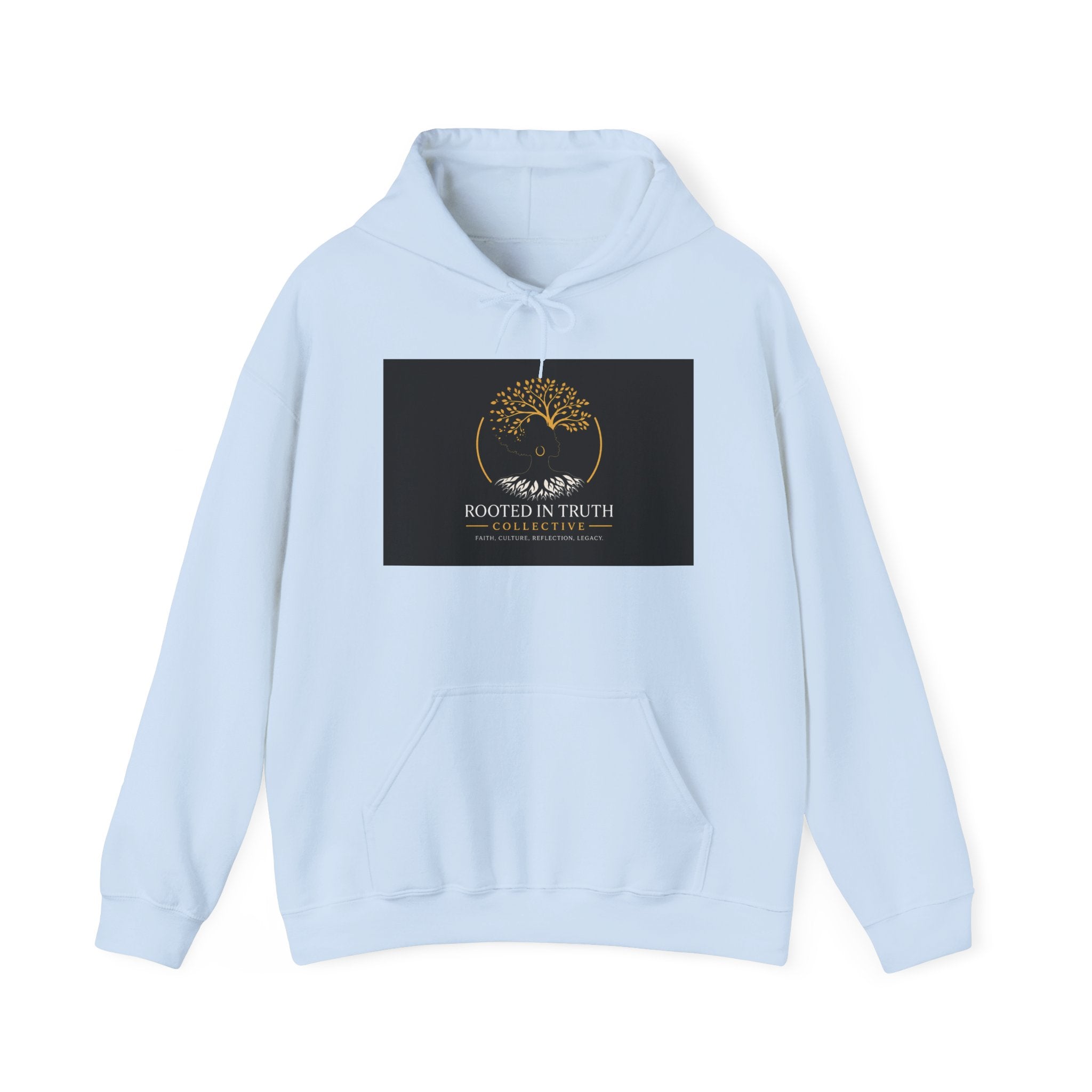 Rooted in Truth Hoodie — Gold Tree of Life Faith Sweatshirt