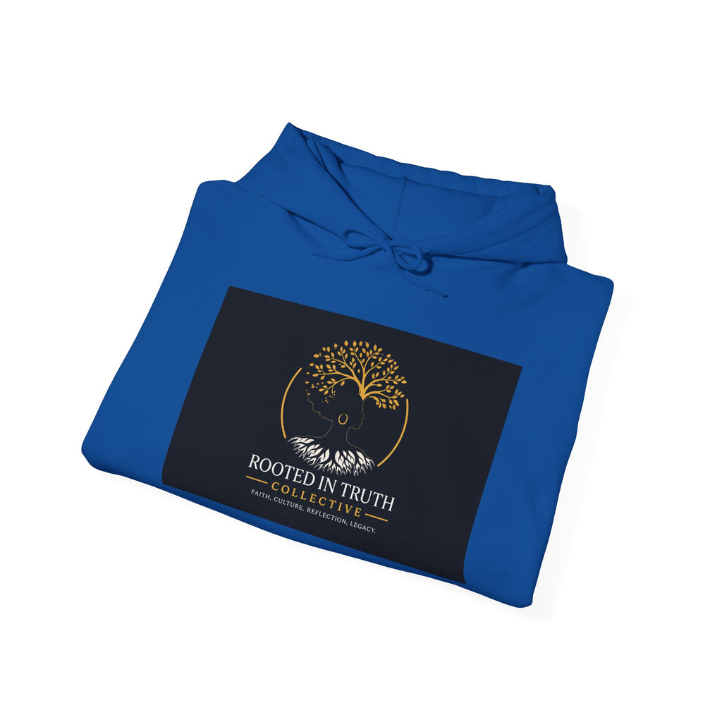 Rooted in Truth Hoodie — Gold Tree of Life Faith Sweatshirt