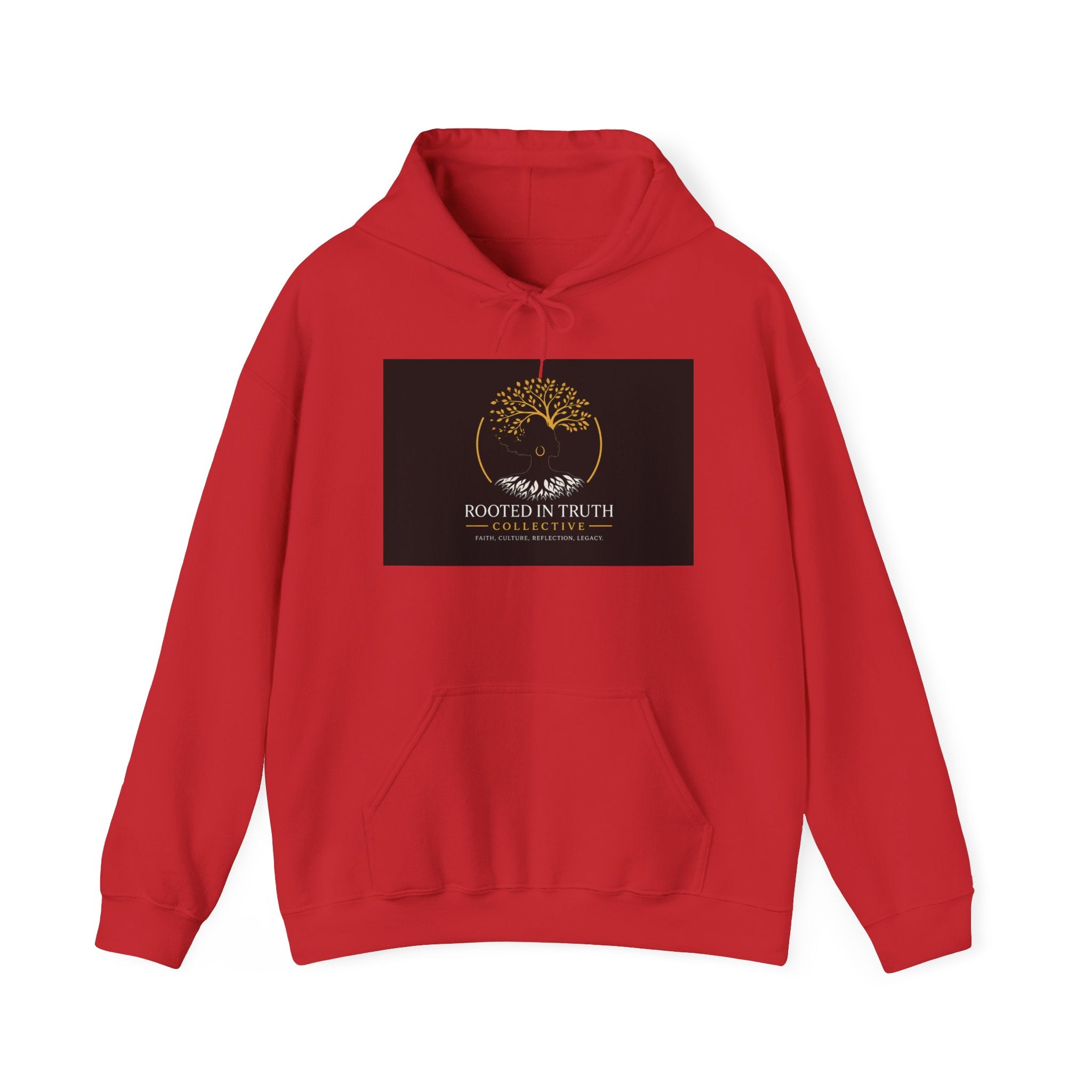 Rooted in Truth Hoodie — Gold Tree of Life Faith Sweatshirt
